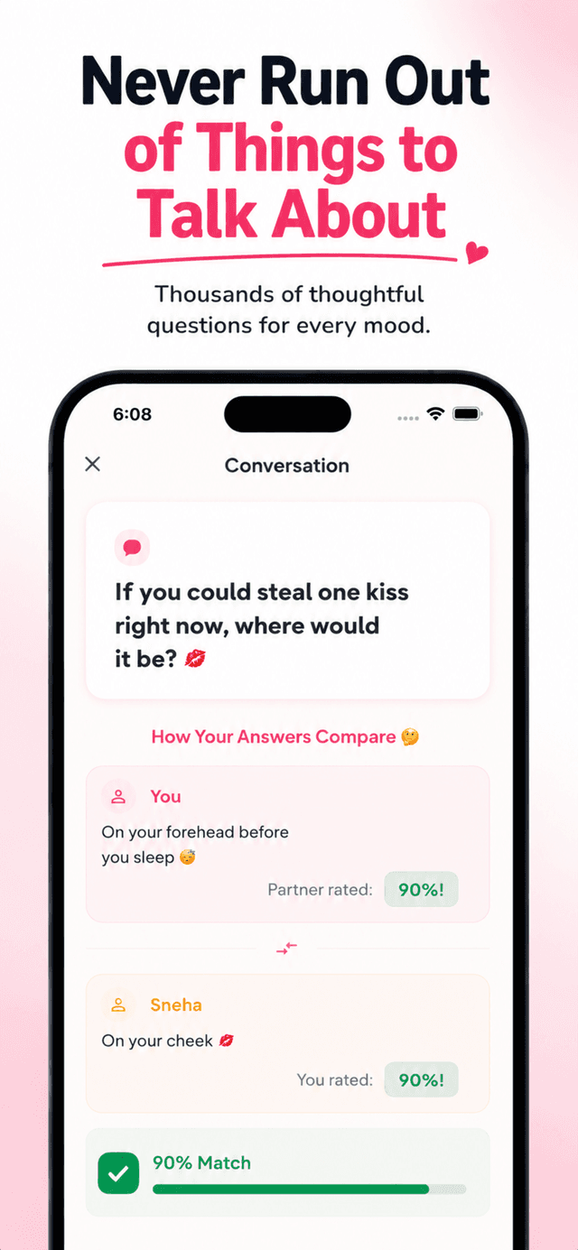 We2 Couple Quiz Features